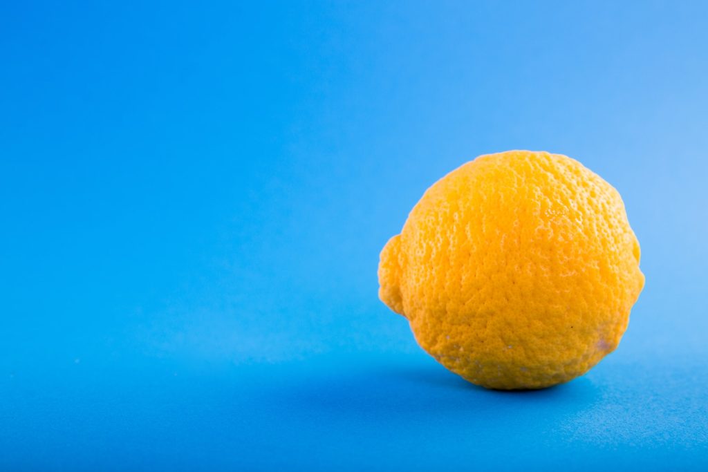 tilted lemon